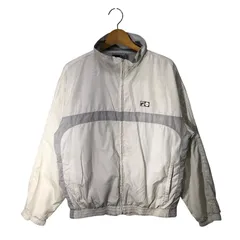 FILA フィラ ナイロンジャケット ブルゾン ウインドブレーカー メッシュライナー Sサイズ ホワイト