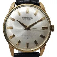 SEIKO セイコー CROWN Special クラウン スペシャル J14100 腕時計 メンズ 自動巻き シルバー文字盤 動作品 【ジャンク品】 32603K304