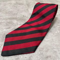 【CHANEL】シャネル ストライプ柄ネクタイ 無地ストライプモチーフ シルク100% メンズ イタリア製 レッド 赤色 ブラック 黒色 ストライプ柄 ビジネスネクタイ ブランドネクタイ クラシックデザイン