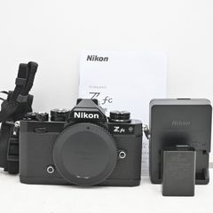 ほぼ新品】Nikon zfc ブラック SD、ガイドブック、本革ストラップ付き