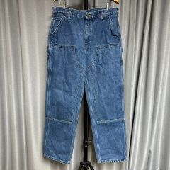 ヴィンテージ Carhartt カーハート デニム ダブルニー カーペンター B73 36x32