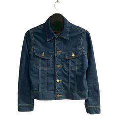 リー LEE デニムシャツ フラップポケット 長袖 M 青 ブルー ■GY61