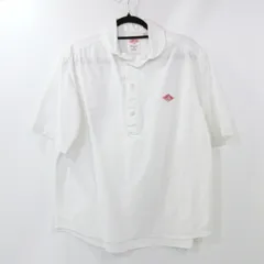 【姫路東店】 中古 Danton | ダントン 半袖シャツ ROUND COLLAR P.O SHIRTS/S JD-3569 ホワイト サイズ：42 【102】