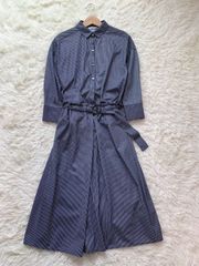 美品✨マッキントッシュ ロングワンピース シャツ ギンガムチェック