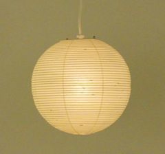1*2様 AKARI 55A 円形シーリングライト ケーブル、電球、各ソケット付