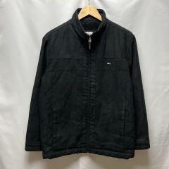 正規品/95 LACOSTE ラコステ アクリルファー 起毛 ブラック ブルーゾン ジャケット/アウター