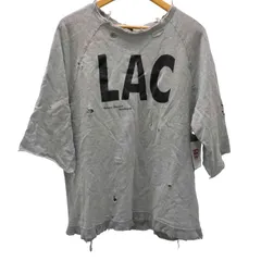 ボヘミアンズ BOHEMIANS LAC プリント ダメージ クラッシュ タタキ カットオフ カスタム  S/S ラグラン Tシャツ 襤褸 ボロ メンズ JPN：3 のサムネイル