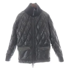 ウエストライド WEST RIDE ALL NEW RACING DOWN JACKET オールニュー レーシング ダウンジャケット 馬革 ホースハイド レザー キルティング L 黒 ブラック HJ-02L /MW ■GY18のサムネイル
