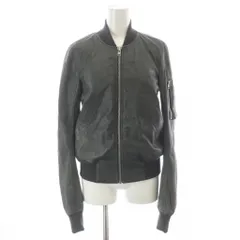 リックオウエンス Rick Owens レザー ボンバージャケット ラムレザー 革ジャン 羊革 40 グレー /MW ■GY13のサムネイル