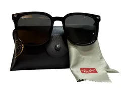 【美品】レイバン サングラス RB4401D 601/87 57 Ray-Ban レイバン純正レンズ アジアンフィット ウェリントン スクエア 伊達メガネ 眼鏡 ケース クロス付き　中古　H8-3-117