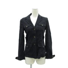 セオリー Theory ジャケット 上着 ミドル丈 2 黒 ブラック /HO60 ■ECD001