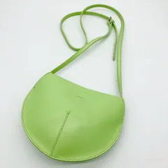 YAHKI ヤーキ ショルダーバッグ レザー ライトグリーン 緑 ポシェット