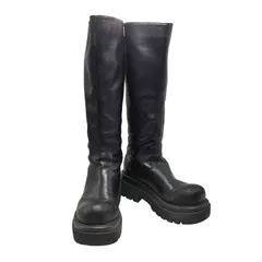 スライ SLY 23AW BULB TOE KNEE BOOTS バルブトゥ ニーブーツ レディース JPN：23.5 のサムネイル