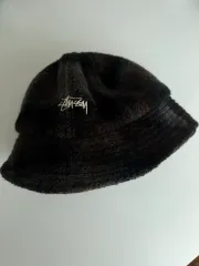 90s ヴィンテージ STUSSY ウール イヤーフラップ バケットハット (os)