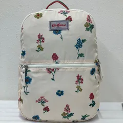 957　Cath Kidston　キャスキッドソン　タグ付き　リュックサック　リュック　バックパック　折り畳み　折りたたみ　花柄　フラワー　軽量　レディース　シンプル　きれいめ　カジュアル　エコリュック