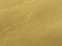 平和屋着物■上質な色無地　風景地紋　白橡色　正絹　逸品　CABE1810ev