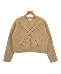 3.1 Phillip Lim ニット・セーター S オレンジx白x茶(総柄) 【古着】【中古】 3.1 Phillip Lim - 3.1 Phillip Lim ニット・セーター S オレンジx白x