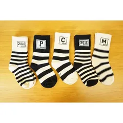 【新品 未使用】 5足セット 靴下 キッズ  子供 靴下ショートくつした ソックス ボーダー  男の子 女の子 キッズ  蒸れにくい 小学生 保育園 幼稚園 子ども  入学式 [ネコポス]