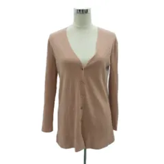 エポカ EPOCA ニットカーディガン Vネック 長袖 L 40 ピンク /HO22 ■GY61