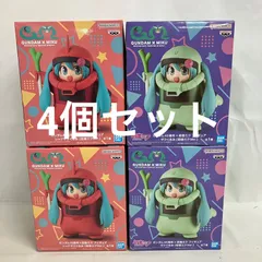 未開封 初音ミク ザクぐるみ 他 ガンダム45周年 フィギュア 4個セット SF3A77 c107