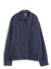 【お得なクーポン配布中!】 00s ポロ ラルフローレン スイングトップ ジャケット メンズ XL / オールド スムース 素材 フルジップ チェック ライナー付き 大きいサイズ