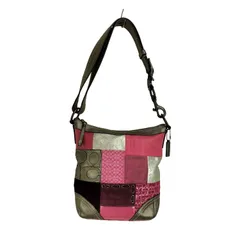 コーチ COACH パッチワーク レザー切替 ショルダーバッグ レディース 表記無 