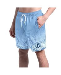 Margaritaville Men's Swimwear Half Pants/Shorts Margaritaville MensBlue Tampa Bay Lightning Lagoon Fiesta Swim S