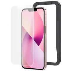 NIMASO アンチグレア ガラスフィルム iPhone13 mini 用 強化 ガラス 保護 フィルム iphone 13 mini 対応 iphone13ミニ 用 ガイド枠付き NSP21H297