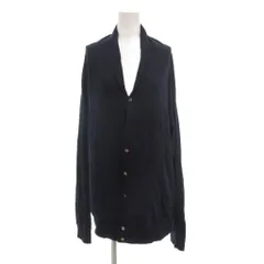 カバンドズッカ CABANE de zucca カーディガン M 長袖 ロング ショールカラー 紺 ネイビー /AE ■GY53