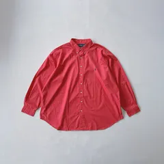 【超希少サイズ】ラルフローレン 3XB BIG 赤シャツ ポニー刺繍 ゆるだぼ