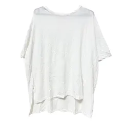 【美品】BEARDSLEY ビアズリー トップス シャツ 半袖 ホワイト 綿100% freeサイズ B31