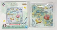 BANDAI SPIRITS 이치 반 쿠지 별의 커비 KIRBY STYLE 배꼽에서 한가로이 라이프 E상 그네 KIRBY STYLE 유리 플레이트