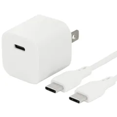 ドコモ純正 ケーブル同梱 ポータブルACアダプタ OW03 ホワイト ケーブル 同梱 1.0m コンパクト 急速充電