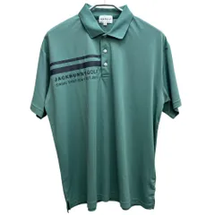 JACK BUNNY　ジャックバニー　メンズゴルフウェア　半袖トップス　ポロシャツ　5号　グリーン