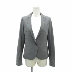 セオリー Theory テーラードジャケット 上着 シングル ミドル丈 0 グレー /HO39 ■ECD001