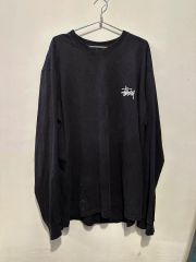 STUSSY ベーシック STUSSY ロングスリーブ Tシャツ ブラック