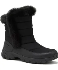 ランズエンド レディース シューズ ブーツ・レインブーツ Lands End Womens Wide Width Expedition Faux Fur Waterproof Puffer Snowのサムネイル