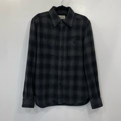マインデニムC.R Flow Ombre Check Open Collar - メルカリ