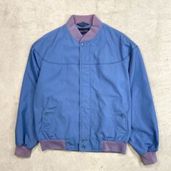 80年代 Carl Michaels カールマイケルズ カップショルダー ダービージャケット メンズL相当 古着 80s ヴィンテージ VINTAGE スイングトップ サックスブルー ライトブルー