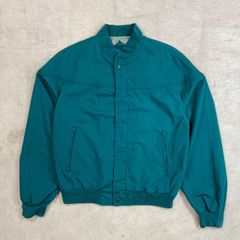 80年代 Horizon ホライゾン カップショルダー ダービージャケット メンズM 古着 80s ヴィンテージ VINTAGE スイングトップ 緑