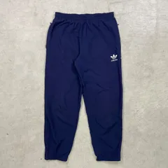 90年代 adidas アディダス トレフォイルロゴ トラックパンツ メンズW32相当 古着 90s ヴィンテージ VINTAGE 紺色