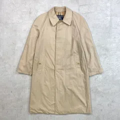 70~80年代 英国製 Burberrys バーバリー ステンカラーコート バルマカーンコート メンズM相当 古着 70s 80s VINTAGE ヴィンテージ PRORSUM プローサム バーバリーチェック ノバチェック ライトベージュ