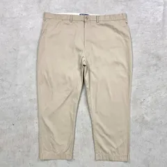 90年代 Polo by Ralph Lauren ポロバイラルフローレン ポロチノ メンズW43相当 古着 90s アメカジ ヴィンテージ VINTAGE ビッグサイズ 大きいサイズ  カーキベージュ