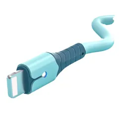 充電ケーブル ライトニング ケーブル 急速充電 スマホ充電コード USB-A パステルカラー 柔らかい シリコン オシャレ かわいい 車内 室内 充電器