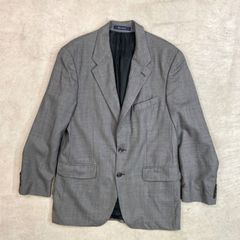 90年代 カナダ製 Ralph Lauren ラルフローレン ウールテーラードジャケット メンズM相当 古着 90s VINTAGE ヴィンテージ 2B 2ボタン 灰色