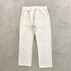 90年代 フランス製 Levi's ユーロリーバイス 501 ホワイトデニムパンツ ストレート メンズW28相当 レディース 古着 90s ヴィンテージ VINTAGE アメカジ 白色