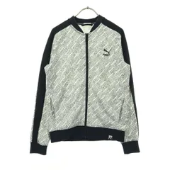 PUMA プーマ 長袖 ジップジャケット M ブラック系 レディース 古着