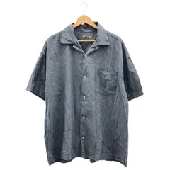 IS-NESS (イズネス) RELAX OPEN COLLAR SHIRT ブルー Lのサムネイル