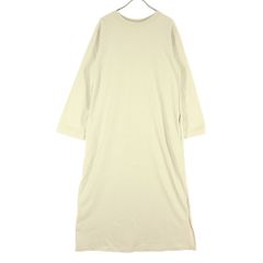 Simplicite シンプリシテェ 長袖 ロングワンピース ベージュ系 レディース 古着