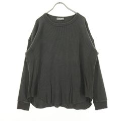 HARE フリンジフハクプルオーバー チャコールグレー フリンジトップス 